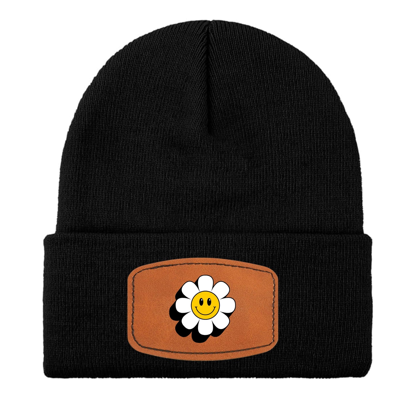 Retro Happy Daisy Beanie - Unisex