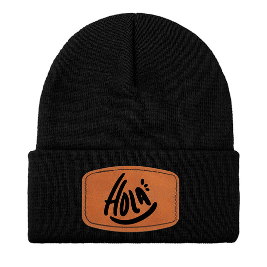 Hola! Hello In Spanish Beanie - Unisex