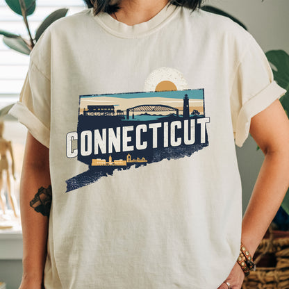 Connecticut State Tshirt, Unisex