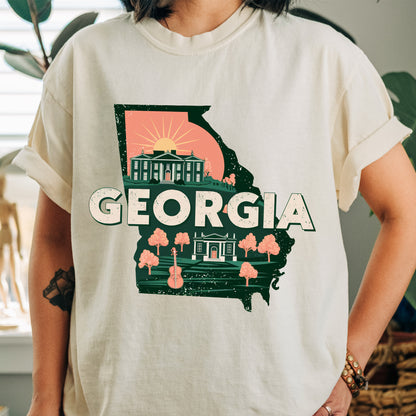 Georgia State Tshirt, Unisex