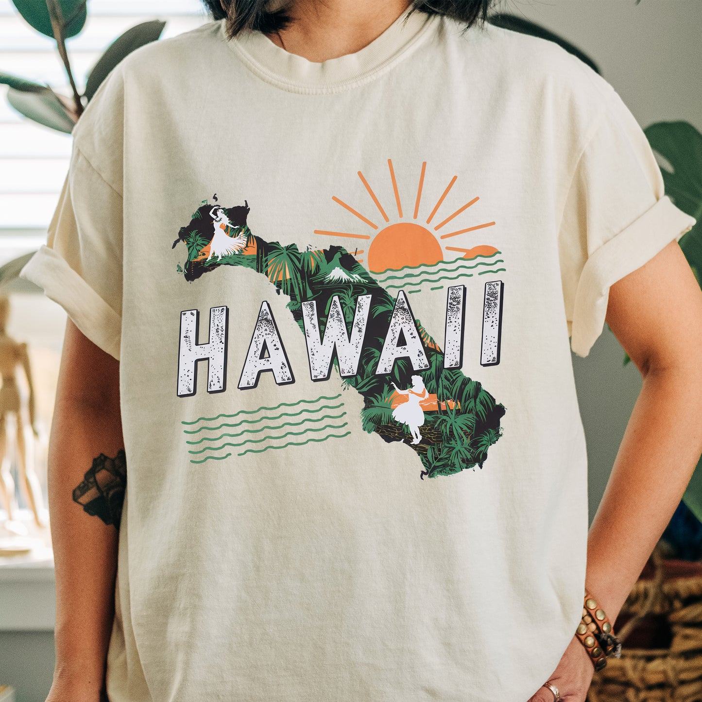 Hawaii State Tshirt, Unisex