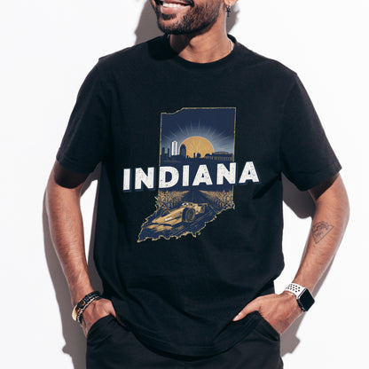 Indiana State Tshirt, Unisex