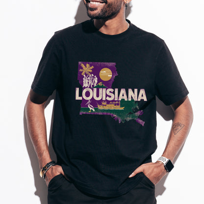 Louisiana State Tshirt, Unisex