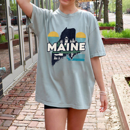 Maine State Tshirt, Unisex