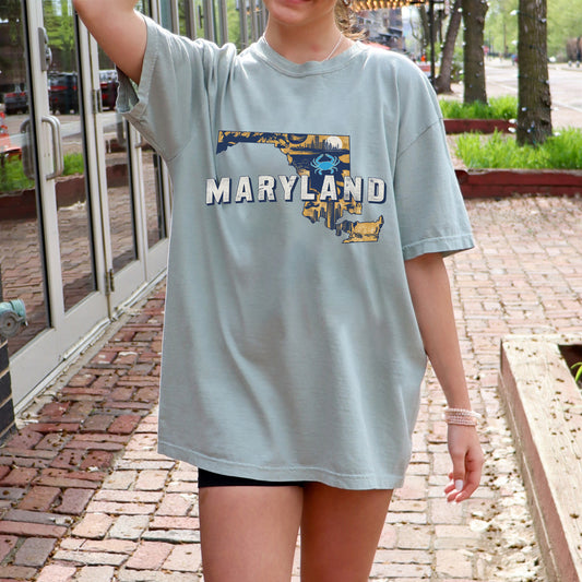 Maryland State Tshirt, Unisex