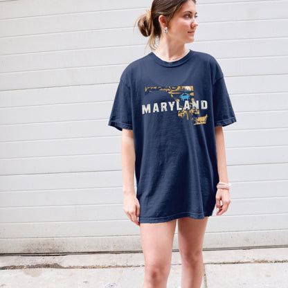 Maryland State Tshirt, Unisex