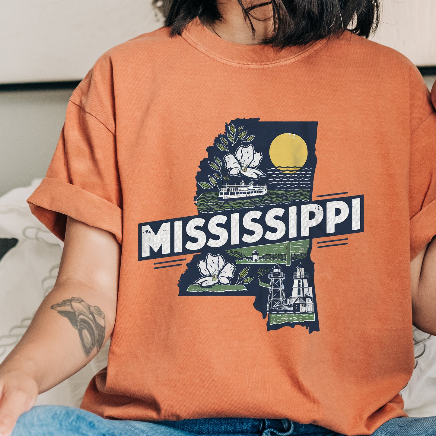 Mississippi State Tshirt, Unisex