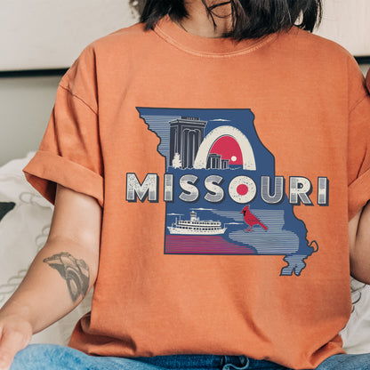 Missouri State Tshirt, Unisex