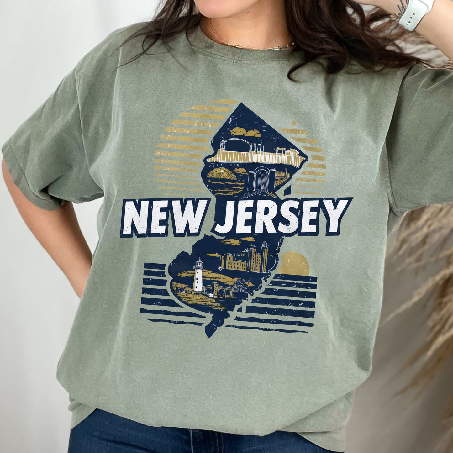 New Jersey State Tshirt, Unisex