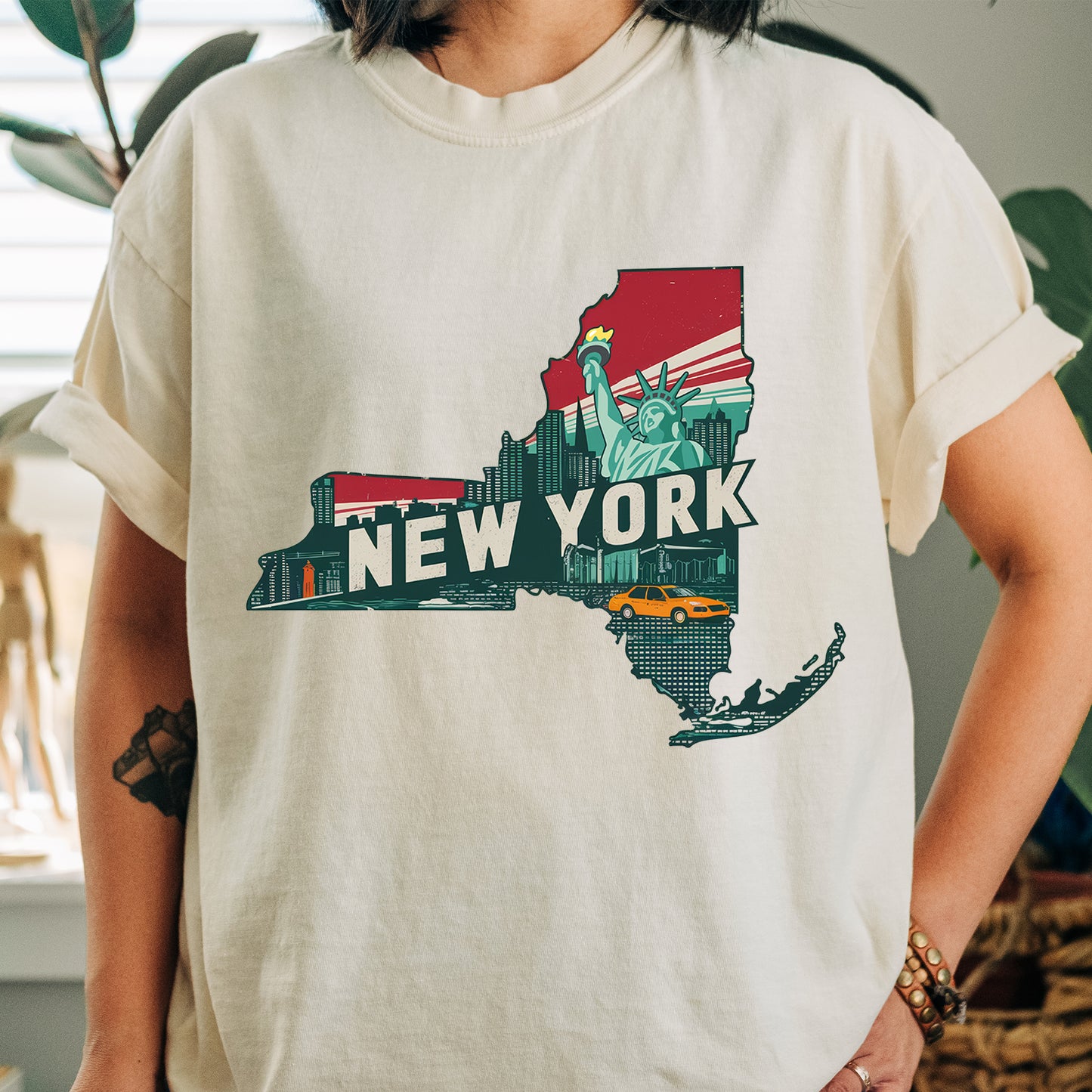 New York State Tshirt, Unisex