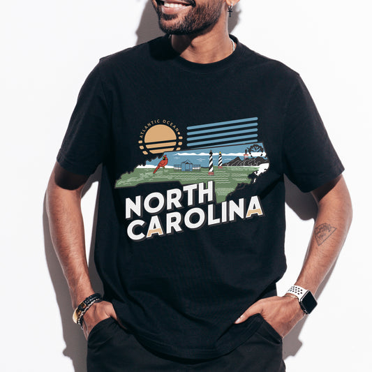 North Carolina State Tshirt, Unisex