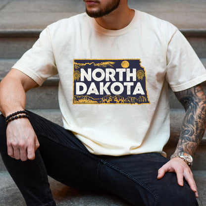 North Dakota State Tshirt, Unisex