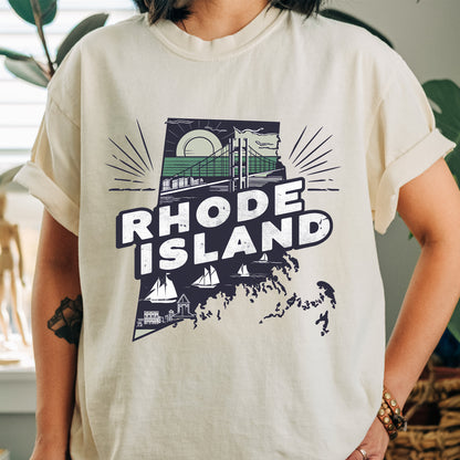 Rhode Island Tshirt, Unisex