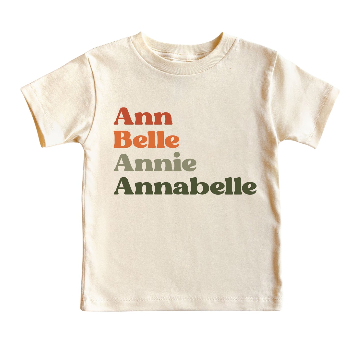 Custom Name Toddler Shirt, Unisex