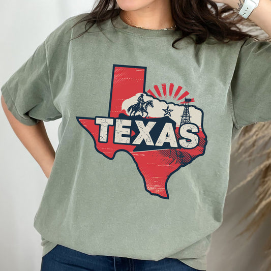 Texas State Tshirt, Unisex