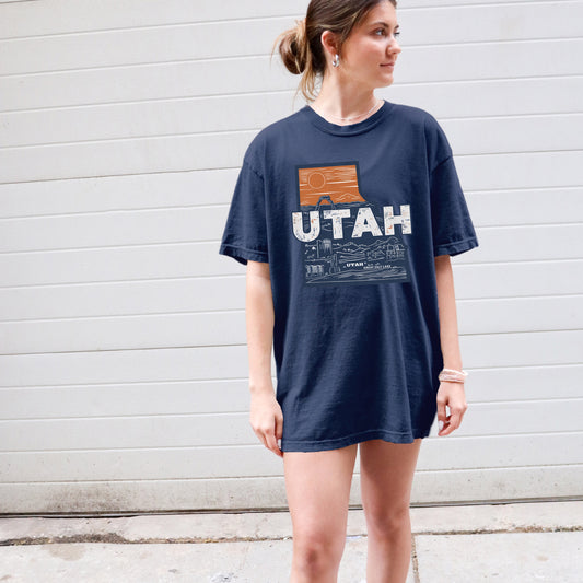 Utah State Tshirt, Unisex