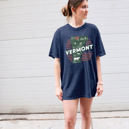 Vermont State Tshirt, Unisex