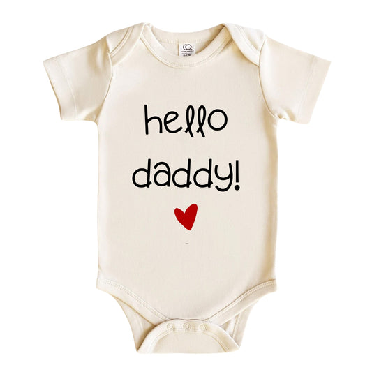 Hello Daddy! Baby Bodysuit, Unisex