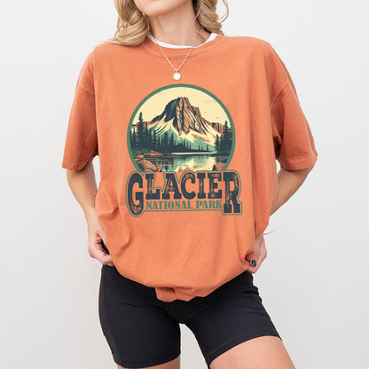 Glacier National Park Vintage Shirt, Unisex